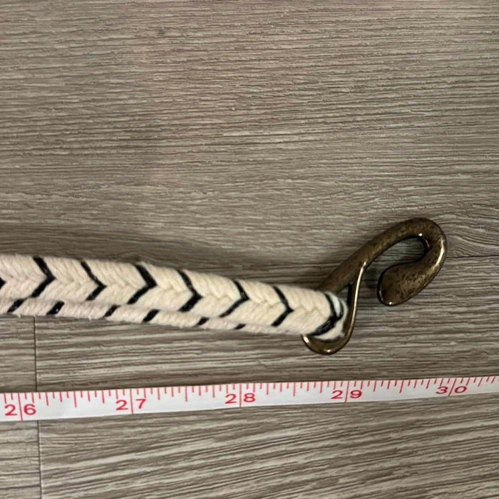 Rope Belt with bronze buckle